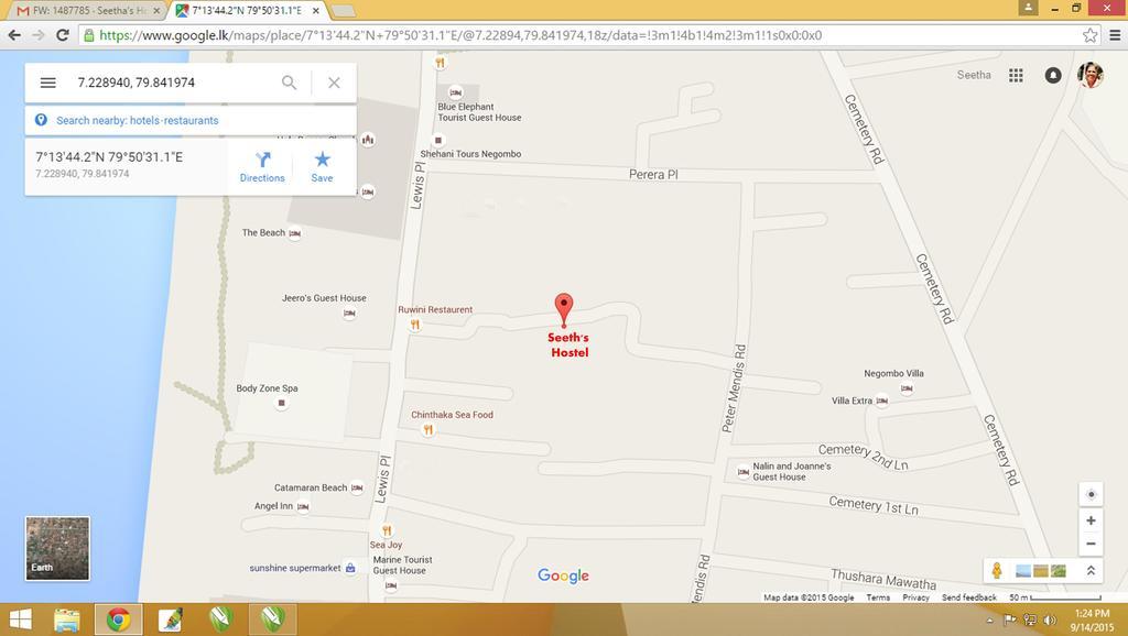 Seetha'S Hostel Negombo Zewnętrze zdjęcie